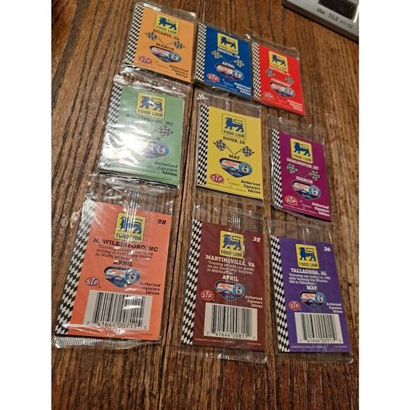 Lot 9 Sealed 1992 Richard Petty Fan Appreciation Tour NASCAR Trading Cards Food - Picture 2 of 2